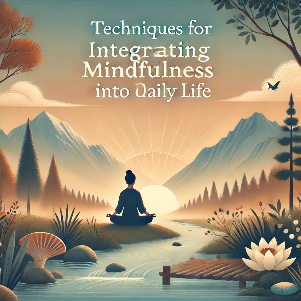 TECHNIQUES FOR INTEGRATING MINDFULNESS INTO DAILY LIFE